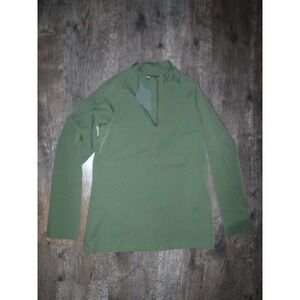 Under Armour Olive Green Pullover Long Sleeve Shirt‎ Top Small Activewear